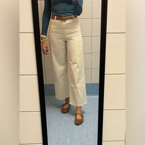 Target Sailor Cream Wide-Leg Pants 4 long